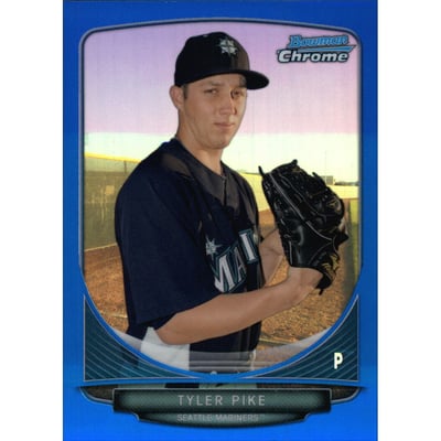 2013 Bowman Chrome Prospects Blue Refractors #BCP194 Tyler Pike