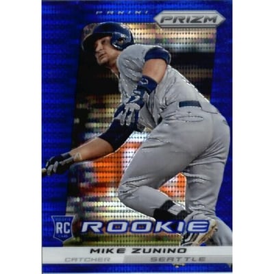 2013 Panini Prizm Prizms Blue #224 Mike Zunino