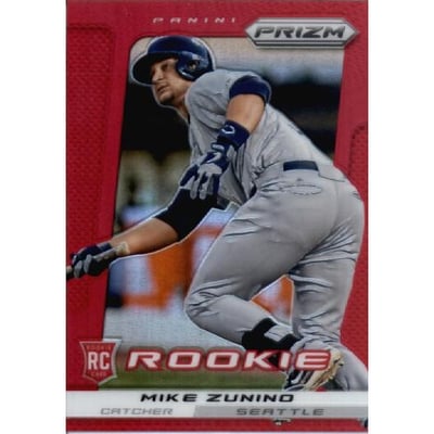 2013 Panini Prizm Prizms Red #224 Mike Zunino