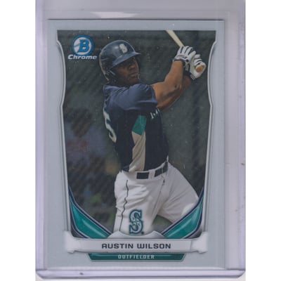 2014 Bowman Chrome Prospects Series 2 Short Prints #PSAW Austin Wilson