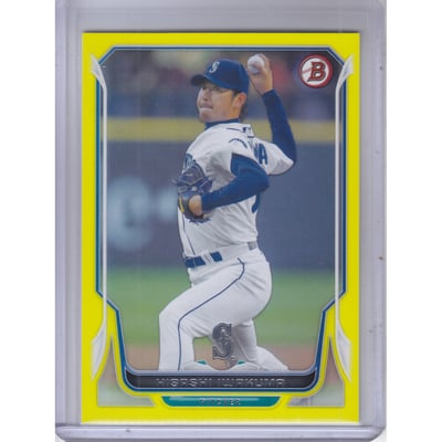 2014 Bowman Yellow #103 Hisashi Iwakuma