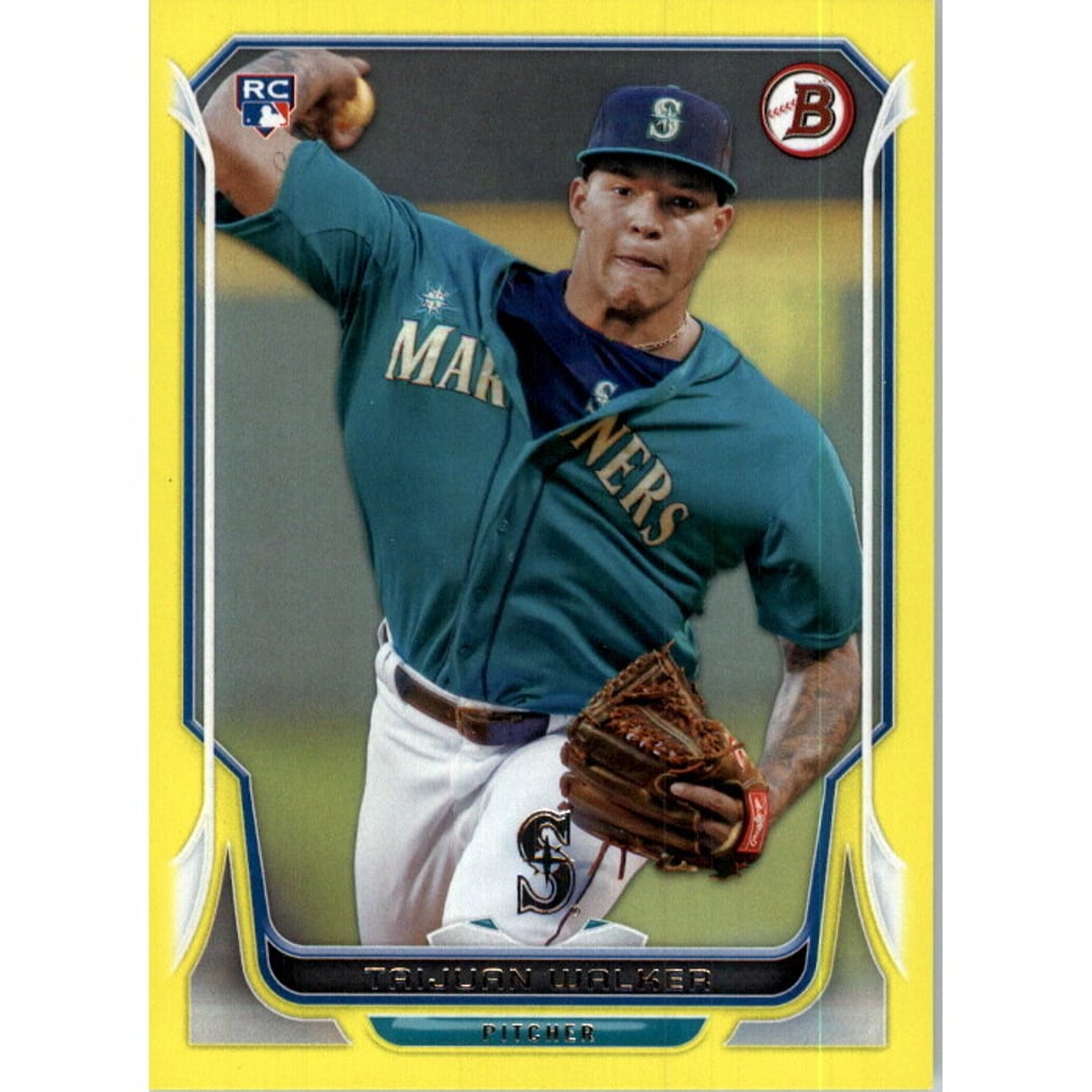 2014 Bowman Yellow #86 Taijuan Walker