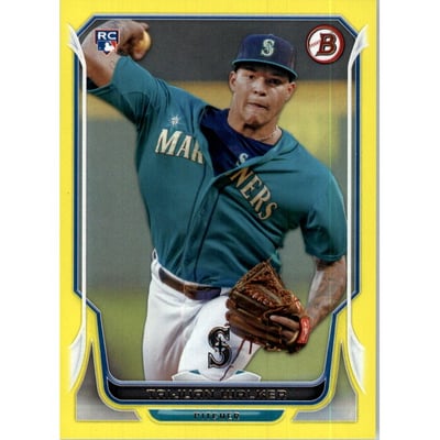 2014 Bowman Yellow #86 Taijuan Walker