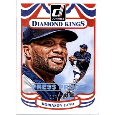 2014 Donruss Press Proofs Silver #231 Robinson Cano DK