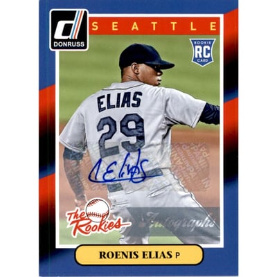 2014 Donruss The Rookies Autographs #83 Roenis Elias