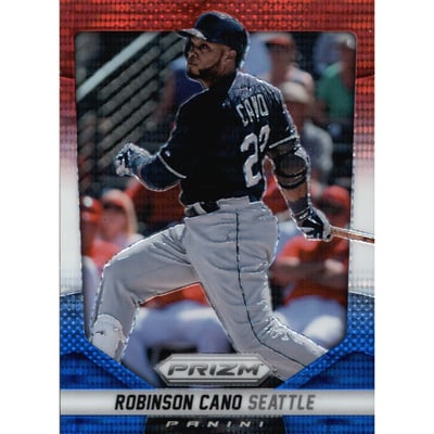 2014 Panini Prizm Prizms Red White and Blue Pulsar #12 Robinson Cano