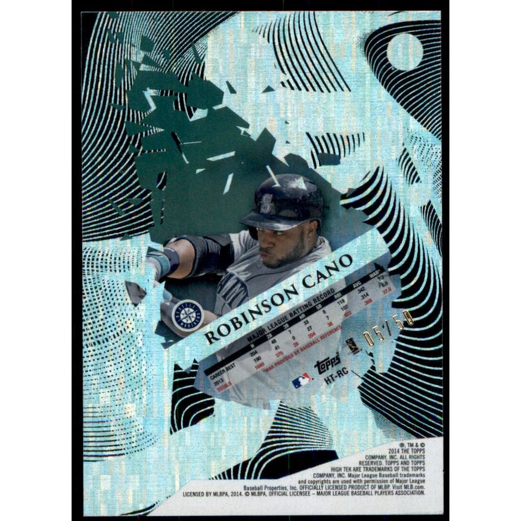 2014 Topps High Tek Wave Disco Diffractor 50 #HTRC Robinson Cano