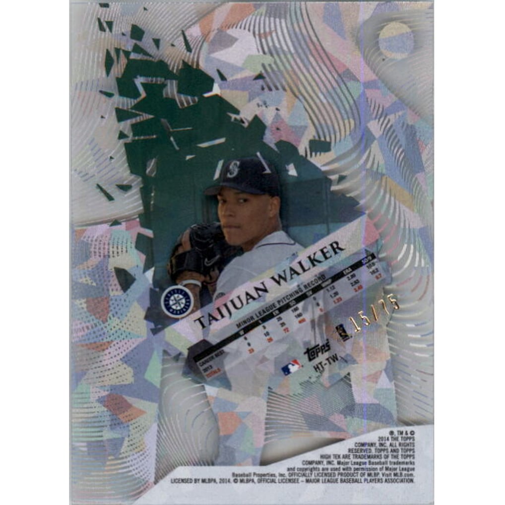 2014 Topps High Tek Wave Ice Diffractor 75 #HTTW Taijuan Walker