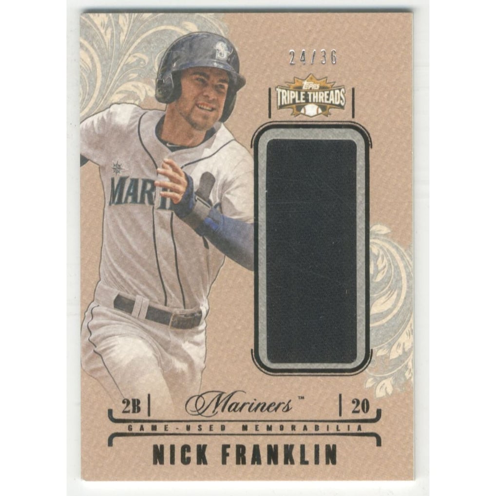 2014 Topps Triple Threads Unity Relics #UJRNF Nick Franklin