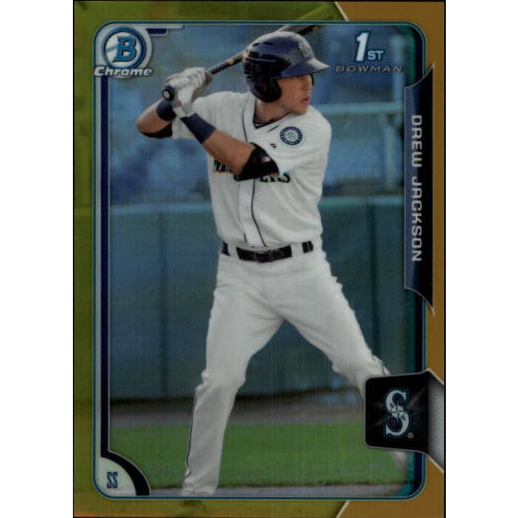 2015 Bowman Chrome Draft Gold Refractors #149 Drew Jackson
