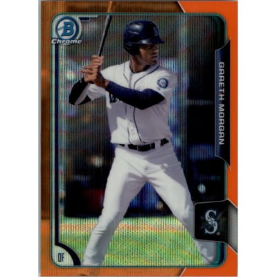 2015 Bowman Chrome Prospects Orange Wave Refractors #BCP66 Gareth Morgan