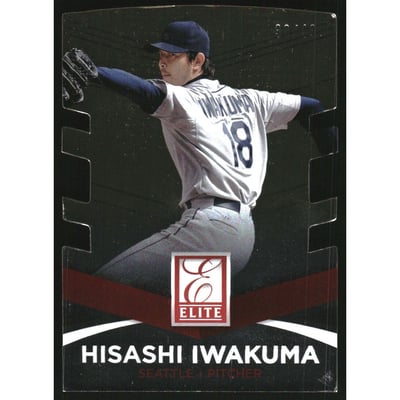 2015 Donruss Elite Inserts Status Gold #24 Hisashi Iwakuma
