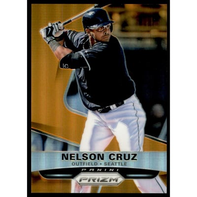 2015 Panini Prizm Prizms Orange #124 Nelson Cruz