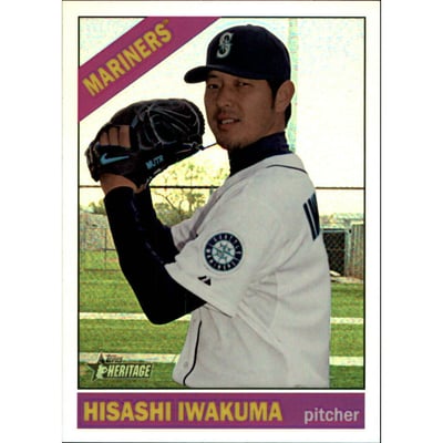 2015 Topps Heritage Chrome Refractors #THC481 Hisashi Iwakuma