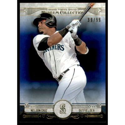 2015 Topps Museum Collection Blue #69 Nelson Cruz