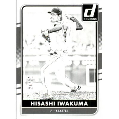 2016 Donruss Test Proof Black #134 Hisashi Iwakuma