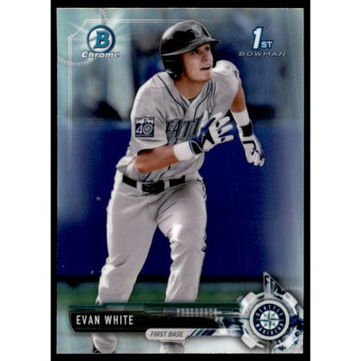 2017 Bowman Chrome Draft Refractors #BDC178 Evan White