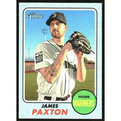 2017 Topps Heritage Blue #546 James Paxton