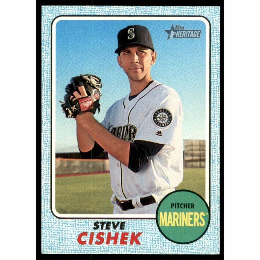 2017 Topps Heritage Blue #668 Steve Cishek
