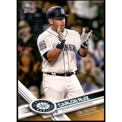 2017 Topps Update 5x7 Gold #US83 Carlos Ruiz