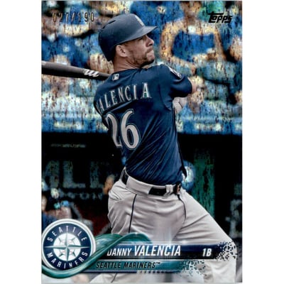 2018 Topps Factory Set Foilboard #414 Danny Valencia