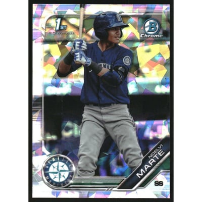 2019 Bowman Chrome Prospects Atomic Refractors #BCP97 Noelvi Marte
