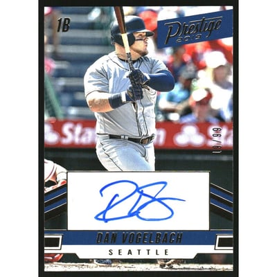 2019 Prestige Autographs Gold #10 Dan Vogelbach/99