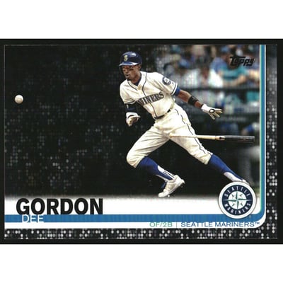 2019 Topps Black #292 Dee Gordon