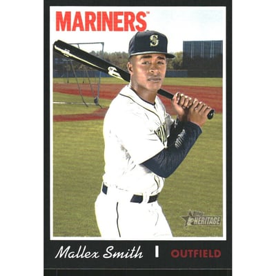 2019 Topps Heritage Black Border #150 Mallex Smith