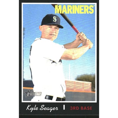 2019 Topps Heritage Black Border #271 Kyle Seager
