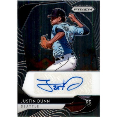 2020 Panini Prizm Rookie Autographs #37 Justin Dunn