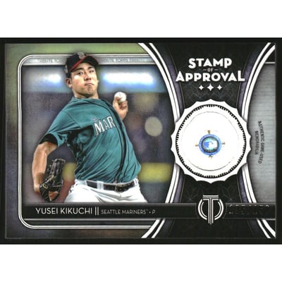 2020 Topps Tribute Stamp of Approval Relics #SOAYK Yusei Kikuchi