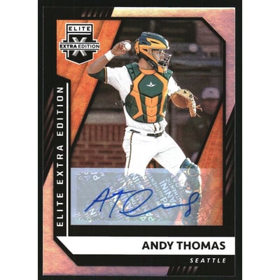 2021 Elite Extra Edition Signatures #144 Andy Thomas