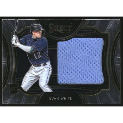 2021 Select Horizontal Rookie Jumbo Swatch #1 Evan White
