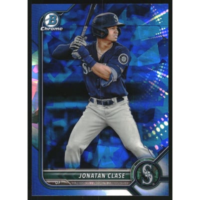 2022 Bowman Chrome Draft Sapphire #BDC30 Jonatan Clase