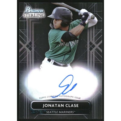 2022 Bowman Sterling Prospect Autographs #PAJCE Jonatan Clase