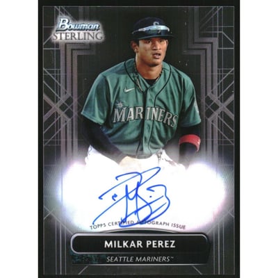 2022 Bowman Sterling Prospect Autographs #PAMP Milkar Perez