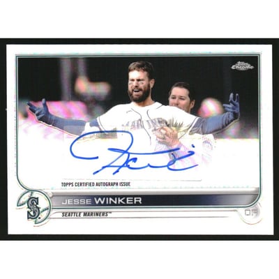 2022 Topps Chrome Update Autographs #ACJW Jesse Winker