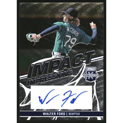2023 Elite Extra Edition Impact Impressions Signatures #10 Walter Ford