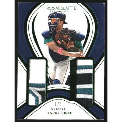 2023 Immaculate Collection Prime Rookies Materials Reserve Green #14 Harry Ford
