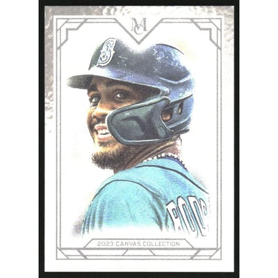 2023 Topps Museum Collection Canvas Collection Reprints #CCR4 Julio Rodriguez