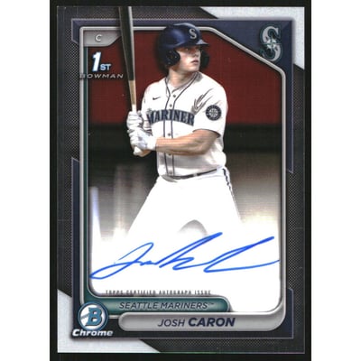2024 Bowman Chrome Draft Autographs #CPAJCA Josh Caron
