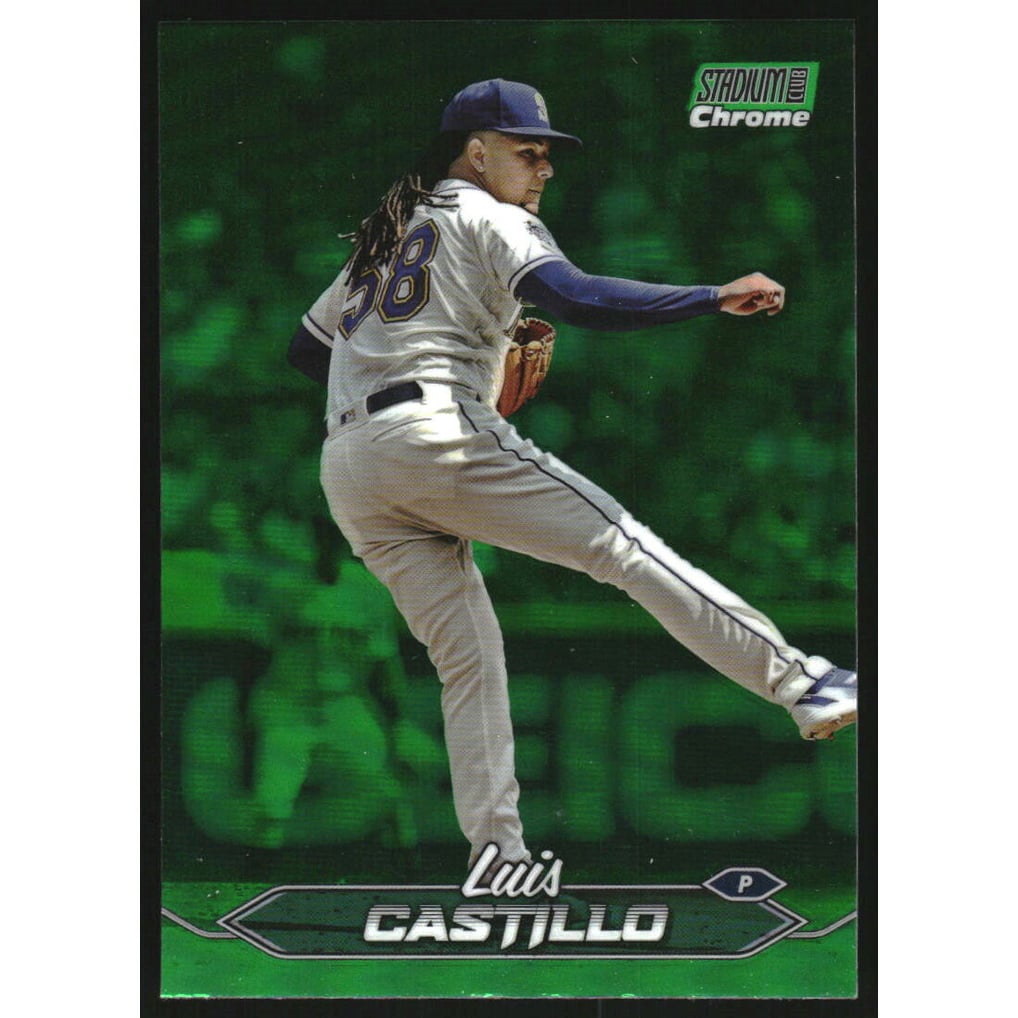 2024 Stadium Club Chrome Green Refractors #268 Luis Castillo