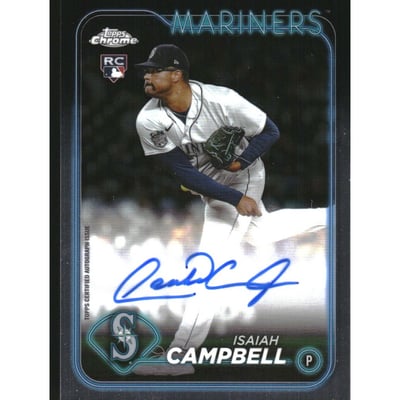 2024 Topps Chrome Rookie Autographs #RAIC Isaiah Campbell