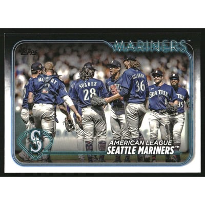 2024 Topps Golden Mirror Image Variations #241 Seattle Mariners TC