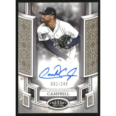 2024 Topps Tier One Break Out Autographs #BOAIC Isaiah Campbell/249