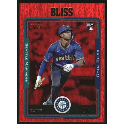 2025 Topps Archives Red Hot Foilboard #220 Dustin Harris