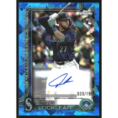2025 Topps Chrome Sapphire Rookie Autographs #RATL Tyler Locklear