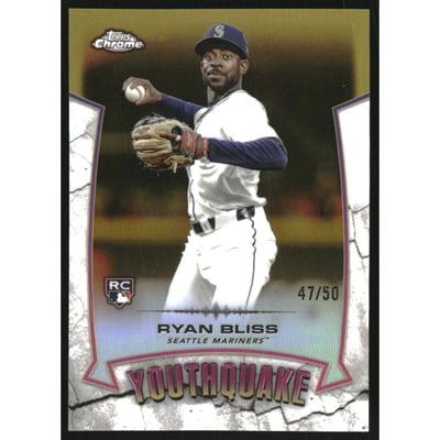 2025 Topps Chrome Youthquake Gold Refractors #YQ25 Ryan Bliss