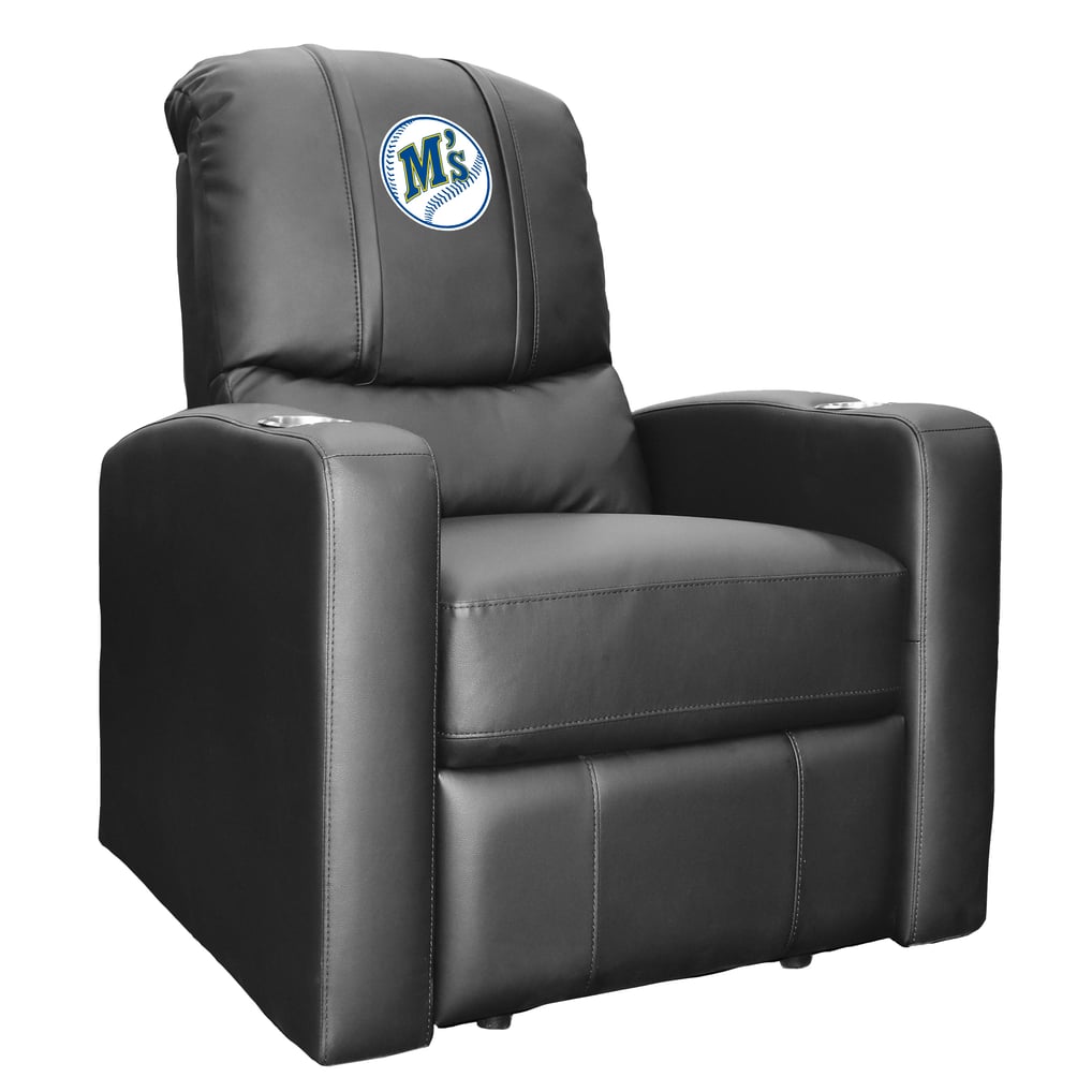 Seattle Mariners Logo Stealth Manual Recliner - Black